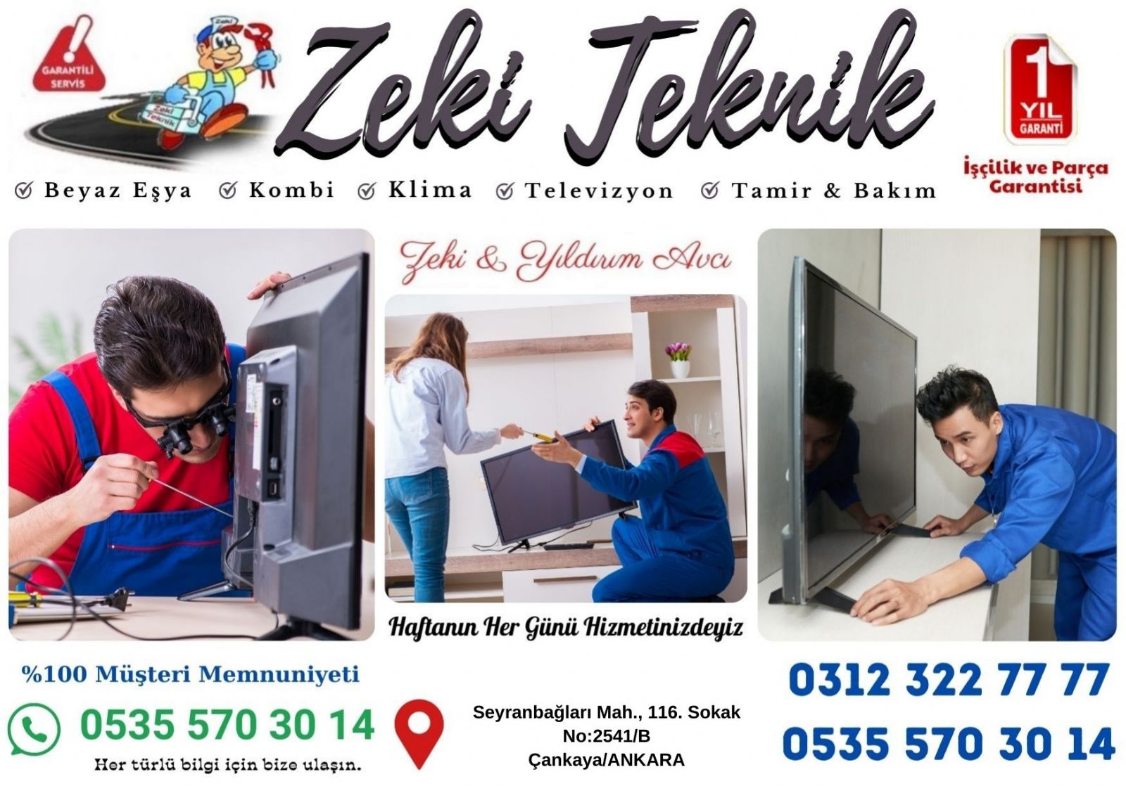 Seyranbağları Televizyon Tamircisi